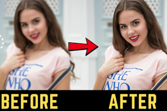 fix blurry photos, enhance, sharpen, and upscale to HD