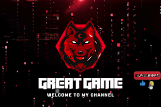 make 4k custom intros , outros for youtube videos