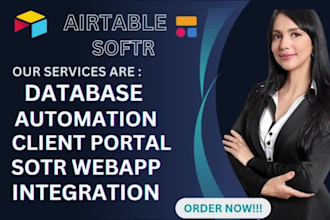 airtable database airtable automation airtable interface softr web app expert