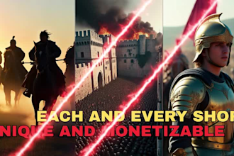 create 50 viral faceless ai history youtube short videos