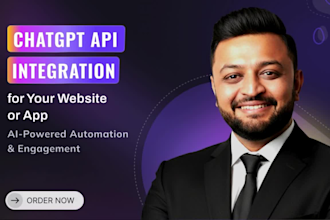 integrate the chatgpt API into your website or application