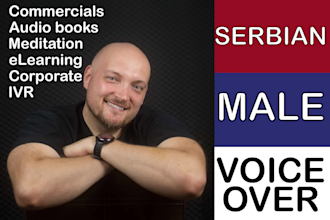 record a professional serbian male voice over