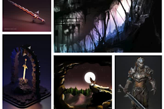 create brand or concept pro mood board for you
