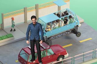 build an unique and custom 3d character animation for you