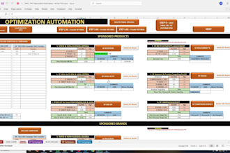 make excel automation for amazon advertising optimization