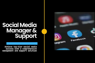 manage your social media and handle customer support