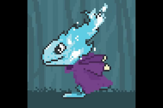 create charming pixel art characters in 64x64, 128x128, or 256x256 formats