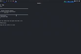 do digital forensics and network scanning using kali linux and analysis