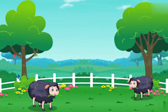 create 3d kids animation, animation video, nursery rhymes and stories