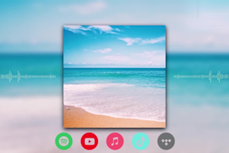 create a stunning audio spectrum or music visualizer