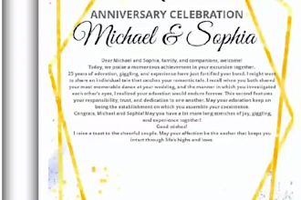 craft personalized speech and toast writings for event celebrations