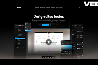 design or redesign modern website in framer