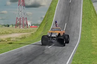 create realistic 3d car crash scenes for animation, gaming, or visual art