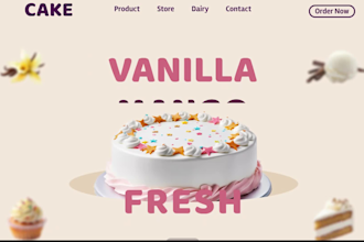 dynamic website landing page in figma