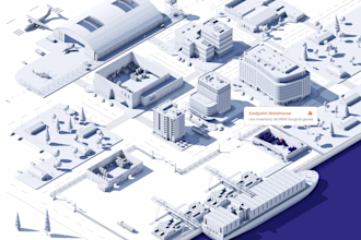 3d isometric environment illustration and illustration for web, app and ui