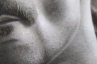 draw realistic pencil portrait