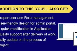 an admin portal with dashboard using retool
