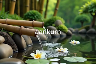 60 min zen garden loop video