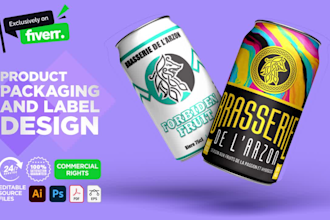 do creative product packaging and premium label design