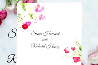 design animated invitation for party, wedding, birthday day, and greetings cards