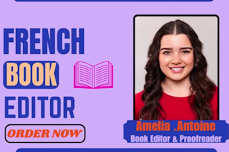 beta read your french book and proofread, edit your french novel