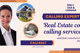 make your  USA cold calls for real estate