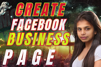 create facebook business page and profile with logo and banner