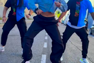 do tiktok dance, twerk dance, afrobeat, shuffle dance, group dance