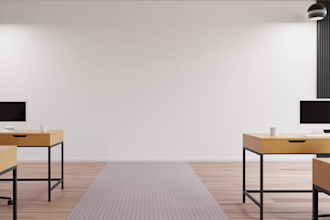 make 30 zoom virtual meeting backgrounds for 50usd with your logo