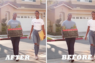 remove anything text, people unwanted objects from video