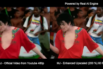 enhance, upscale videos to higher resolution using ai engine