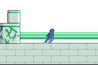 create pixel art character animation