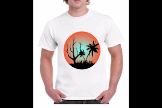 create an expert t shirt illustration designs that speak your style