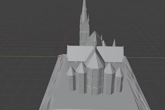 model buildings and monuments for 3d print