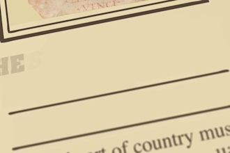 create a vintage newspaper style lyric video