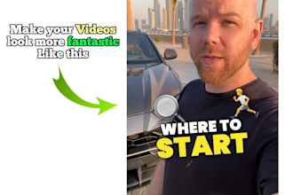 add caption or background video to your audio