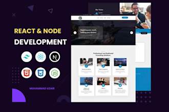 develop scalable websites with next js, react, node js and mongodb