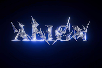 do 3d animation logo for your dj backstage screen