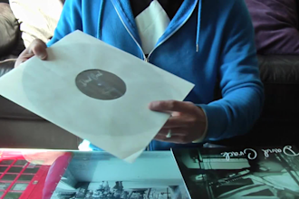 cut your music to a 12 inch vinyl record with custom artwork
