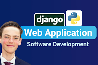 develop your web application using django and react