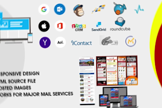 make you a professional  HTML email template guaranteed