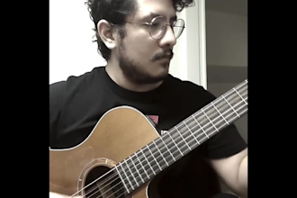 play a latin or spanish guitar solo for your project