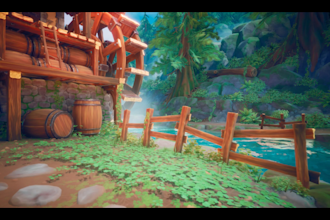 create an attractive 3d enviroment in ue5 godot unity engine cryengine