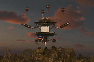 design a 3d character or a spaceship model