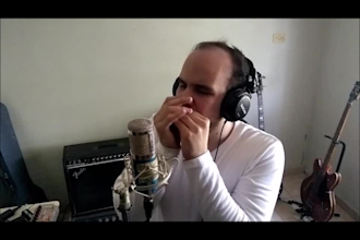 record soulful blues harmonica for your song