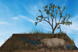 3d animal animation, 3d animal model, cgi realistic animal 3d creature
