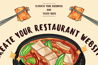 create restaurant website or restaurant website development