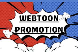 do webcomic promotion, webtoon promotion, manga, tapas, comic