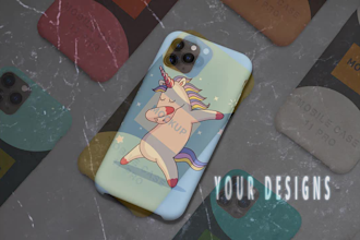 create phone case smart object mockup with photoshop