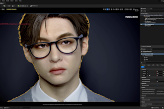 create realistic metahuman, 3d character modeling, zbrush, ue4, ue5, cinema 4d